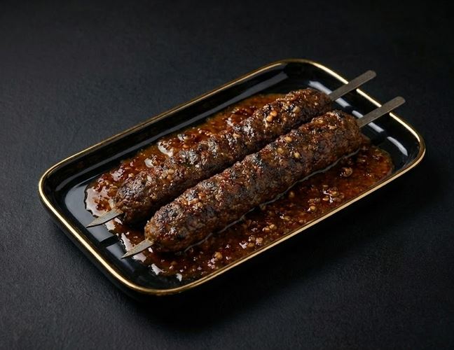 گوشت گوسفند، پیاز، رب گوجه‌فرنگی، لیمو عمانی